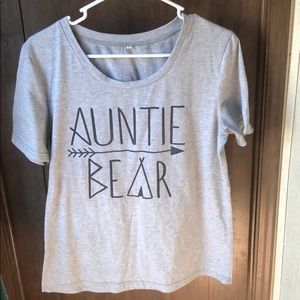 Auntie bear t shirt M